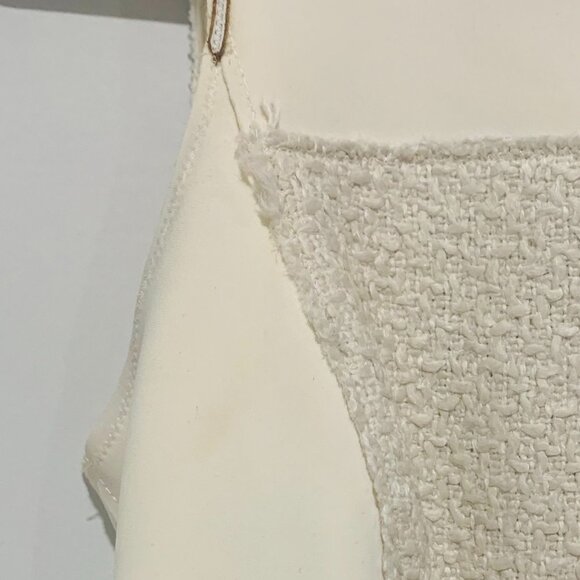 Elie Tahari White Women Office Dress Size US 0 - Picture 5 of 9